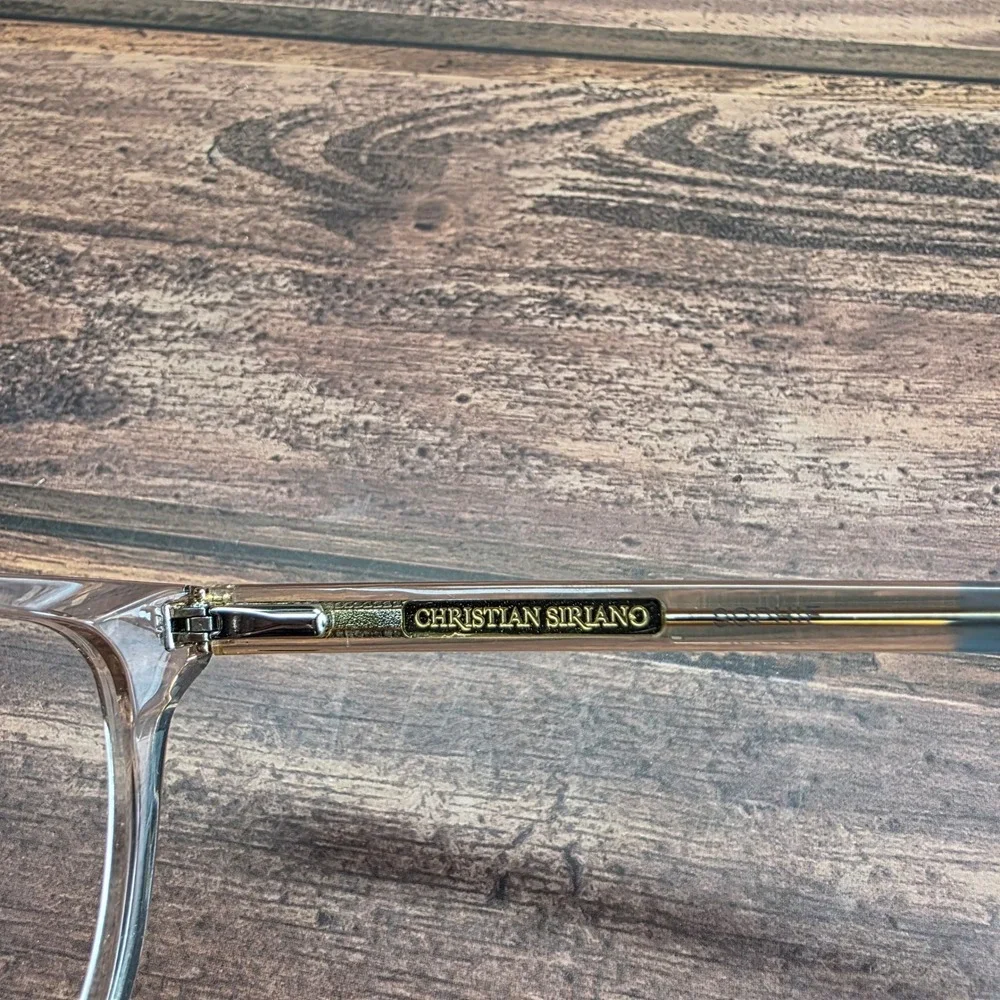Christian Siriano CRYND Cat Eye Eyeglass Frames Champagne Gold 53-17-140